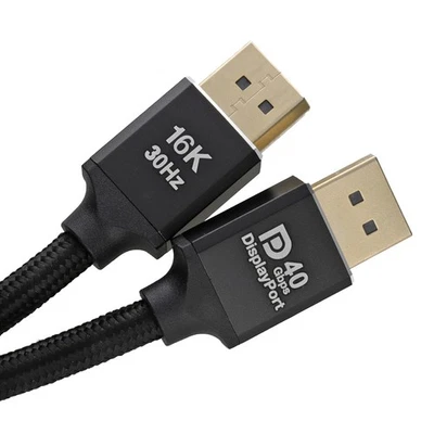 CERTIFIED Pro DisplayPort v2.1 8K 120Hz/4K 144Hz UHBR10 40Gbps Cable 1m - Image 1 of 4