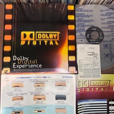 Dolby Digital Experience JAPAN Laser Disc LD PILW-7006 JPN INSERT 1997 issue - Image 1 of 4