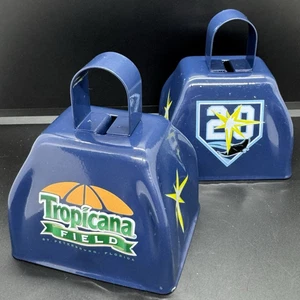 2 Tampa Bay Rays Cowbell Tropicana Field 20th Anniversary Stadium Giveaway 2018 - Picture 1 of 7
