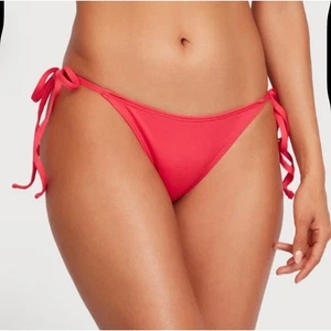 Nuevo con etiquetas Frederick's Of Hollywood Cheeky Bikini Corbata Cintura Parte Inferior Talla M - Imagen 1 de 3