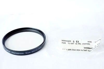 Tiffen Professional 72mm Sky-1A Filter Made in USA Barely Used - Image 1 of 4