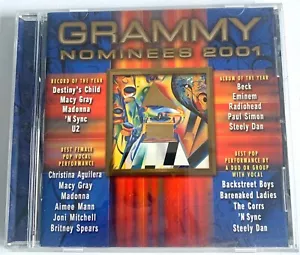 2001 GRAMMY NOMINEES-CD-(VARIOUS)Madonna,U2,Eminem,Paul Simon,Christina Aguilera - Picture 1 of 2