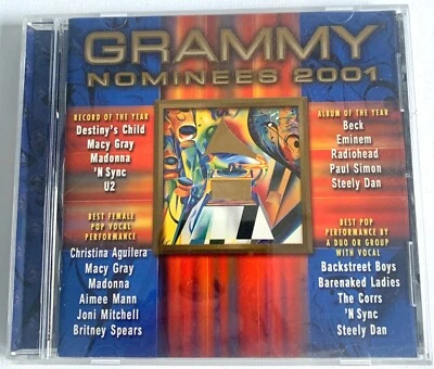 2001 GRAMMY NOMINEES-CD-(VARIOUS)Madonna,U2,Eminem,Paul Simon,Christina Aguilera - Image 1 of 2