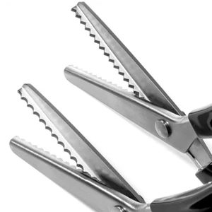 Fabric tailor scalloped edge professional tailor scissors - Picture 1 of 7