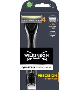 Wilkinson Sword Quattro Essential 4 Precision Trimmer 3-in-1 Rasierer OVP NEU - Bild 1 von 1