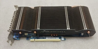 GIGABYTE GeForce 9600 GT Silent Cell 256-bit Video Card PCIe GV-N96TSL-512I F SH - Image 1 of 4