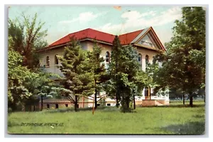 Gymnasium Building Wheaton Illinois IL UNP DB Postcard Y5 - Picture 1 of 2