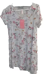 WEACZZY Women's Dress A-Line Short Sleeve Floral Print Stretchy. Size Small. - Picture 1 of 6