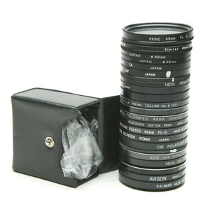 Assorted 23 Different Filters With 49 mm Thread. See Picture. - Picture 1 of 1