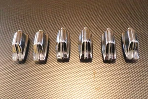 Rogers USA Beavertail Small Tom Drum Lugs 6pk Vintage 1970's #5 - Picture 1 of 12