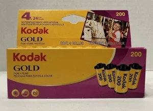 Película Kodak Gold 200 Color Impresión 35 mm 4 rollos 24 exposiciones caducada 03/2010 - Imagen 1 de 7