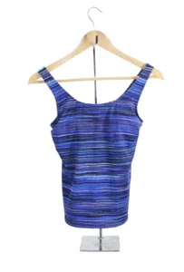 NWOT LL Bean BeanSport Swimwear Scoopneck Tankini Top Print Sz 4 Retail: $54.95 - Picture 1 of 8