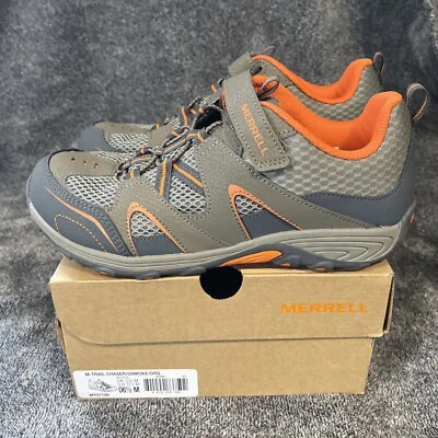 Merrell M-Trail Chaser Gris Humo/Naranja Niños Talla 6.5M - MY57109 NUEVO EN CAJA Foto 1 de 4