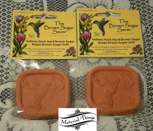 BROWN SUGAR SAVER~ 2 PAK ~ MOOSE DESIGN - Picture 1 of 4