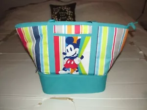 Borsa termica Disney Store Topolino arcobaleno isolata zip parco tema spiaggia - Foto 1 di 6