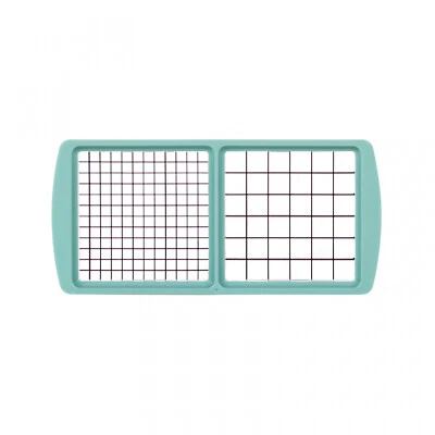 MARKENLOS Nicer Dicer Fusion Messereinsatz 6x6 & 12x12 mm, mintgrün