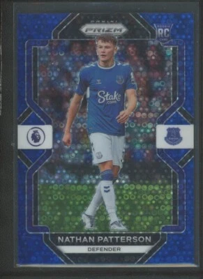 2022-23 Nathan Patterson 20/75 panini prizm premier league disco blue rookie rc - Image 1 of 2
