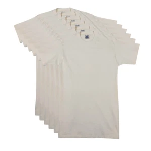 Rare Vintage Belton 80s/90s Blank T-Shirt Single Stitch USA Natural Cotton NOS - Bild 1 von 10