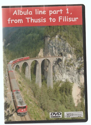 Albula Line Part 1 ~ Thusis to Filisur (DVD) Swiss Railway DVD ~ REOS 056 - Image 1 of 3