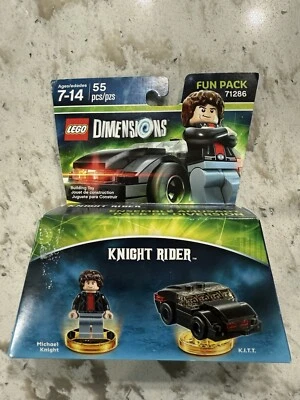 NEW LEGO DIMENSIONS Michael KNIGHT RIDER KITT FUN PACK 71286 David Hasselhoff Foto 1 de 2