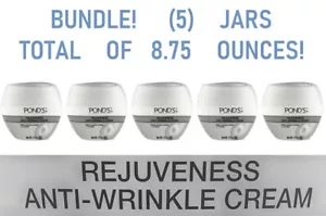 BUNDLE! (5) Pond's Rejuveness 1.75oz Anti Wrinkle Cream Total 8.75oz FREE Ship - Picture 1 of 5