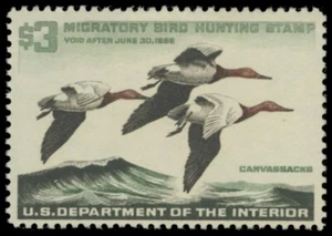 RW32 1965 Federal Duck Stamp Mint Light Hinge Mark - Picture 1 of 1