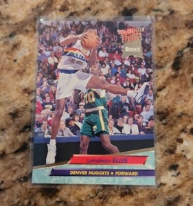 LaPhonso Ellis 1992-93 Fleer Ultra  #251 Denver Nuggets Rookie Card RC