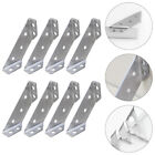 12 Pcs Trapezoid Angle Bracket Connection Fasteners Cupboard