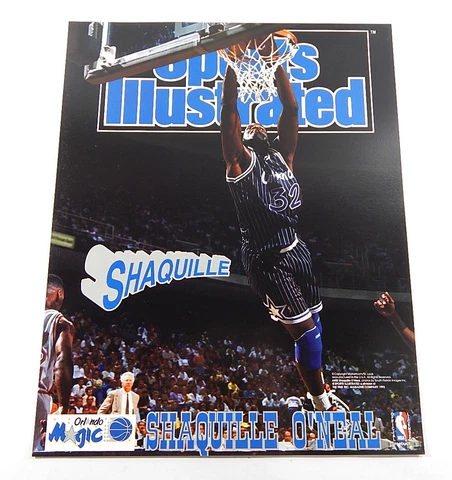 Shaquille O'Neal Sports Illustrated Marketcom Poster 16" x 20" Cover