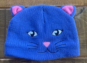 Girls Age 1-2 Years Hat: WINTER HAT: Regatta, Purple, Cat, NEW WITHOUT TAGS - Picture 1 of 5
