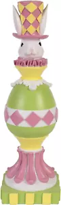 14.2 Inch Easter Decorations for Home, Resin Bunny Statue, Large Rabbit Figurine - Picture 1 of 12