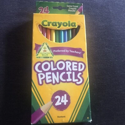 Crayola 68-4024 Long Colored Pencils - Pack of 24 - Image 1 of 2