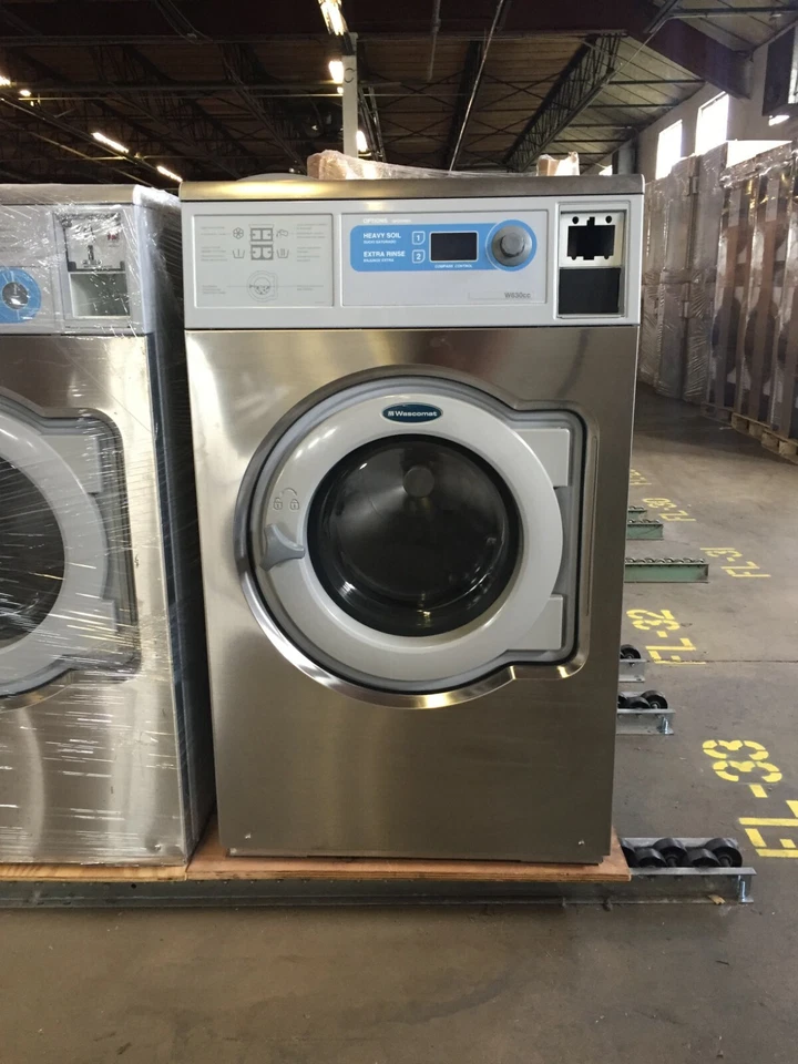 Wascomat W630CC Coin or Card Operated Multi-Load Washer 110V, 1 Phase, USED - Image 1 of 4