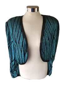 Carina Sequine Top Vintage Womens XL - Picture 1 of 8