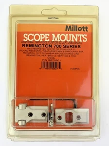 Turn-In Style Two Piece Bases Nickel For Remington 700 Series Millett SB70901 - Picture 1 of 3