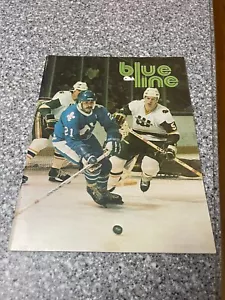 1978 Playoff Blue Line Magazine New England Whalers(Howe) vs. Oilers (Gretzky) - Foto 1 di 3