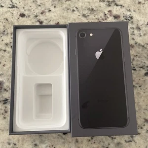 Empty Box Only - Apple iPhone 8 Black 64 GB - Photo 1 sur 2