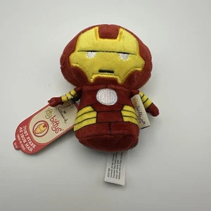 FREE SHIPPING! TONY STARK AS IRON MAN Hallmark Itty Bittys 2 Sided Marvel Plush - Picture 1 of 4