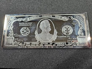 🌟 Vintage 6 Feinunzen .999 Silber 1000 $ Zertifikat FRN Scheinbarren - Bild 1 von 5