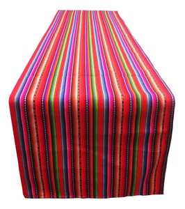 Table Runner Boho Seasonal Kitchen for Parties Weddings Picnic Birthdays Peru... - Picture 1 of 3