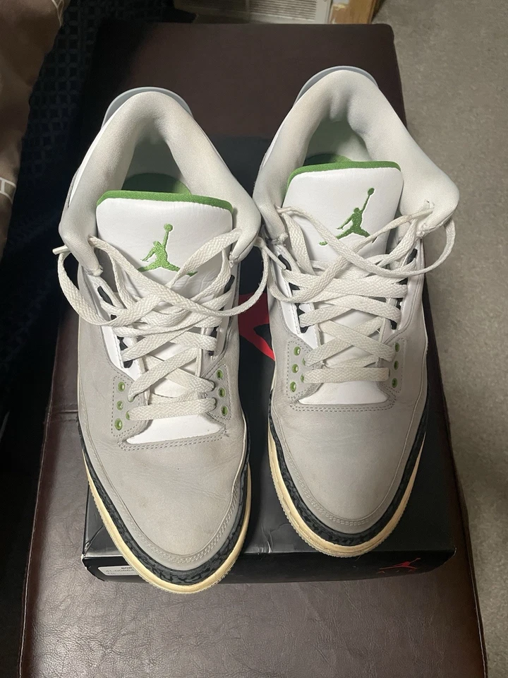 Talla 12 - Air Jordan 3 Retro Clorofila Foto 1 de 4