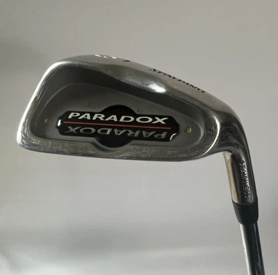 Spalding Paradox 6 Iron Golf Club Flex stainless Steel Right Handed Made USA - Image 1 of 4