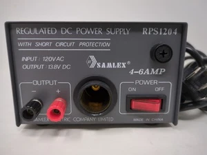 Samlex Model RPS1204 Regulated DC Power Supply with Short Circuit Protection - Zdjęcie 1 z 5