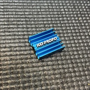 KO Propo Blue Heatsink For Esc Yokomo Yz Masami Rc10 Vintage Rc 1/10 45504 - Picture 1 of 4
