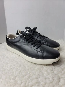 Cole Haan Herren Grandpro Herren Tennis Schnürschuhe Sneaker Größe 14 Schwarz Leder Schuhe - Bild 1 von 9