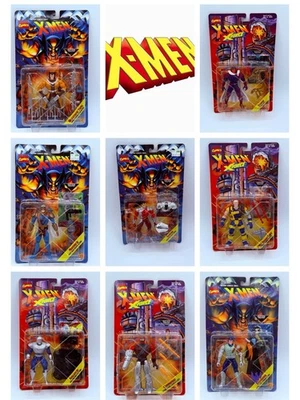 LOTE DE 8 FIGURAS DE ACCIÓN MIXTAS TOYBIZ X-MEN AÑOS 90 - MUTANT GENESIS/X-FORCE - NUEVAS Foto 1 de 4
