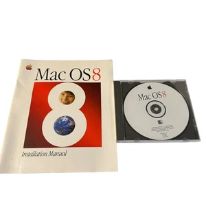 Apple Mac OS 8 CD-Rom + Manual - Picture 1 of 2