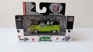 M2 Machines 60 1960 VW Volkswagen Delivery Van Bus USA E-T Mags Wild-Cards Grn - Picture 1 of 6