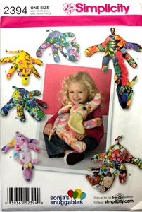 Simplicity Sewing Pattern Stuffed Animal Toy Elephant Giraffe New Uncut 2394 - Picture 1 of 2