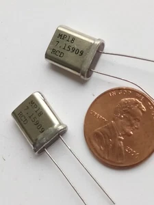 7.15909 MC Amateurfunk Vintage Quarz Kristall 40 Meter Band - Bild 1 von 11